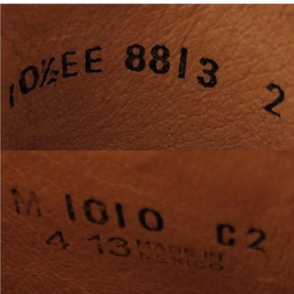 LUCCHESE Men's Lonestar Calf Round Toe Roper Boots In Black 10.5EE. - Picture 11 of 13